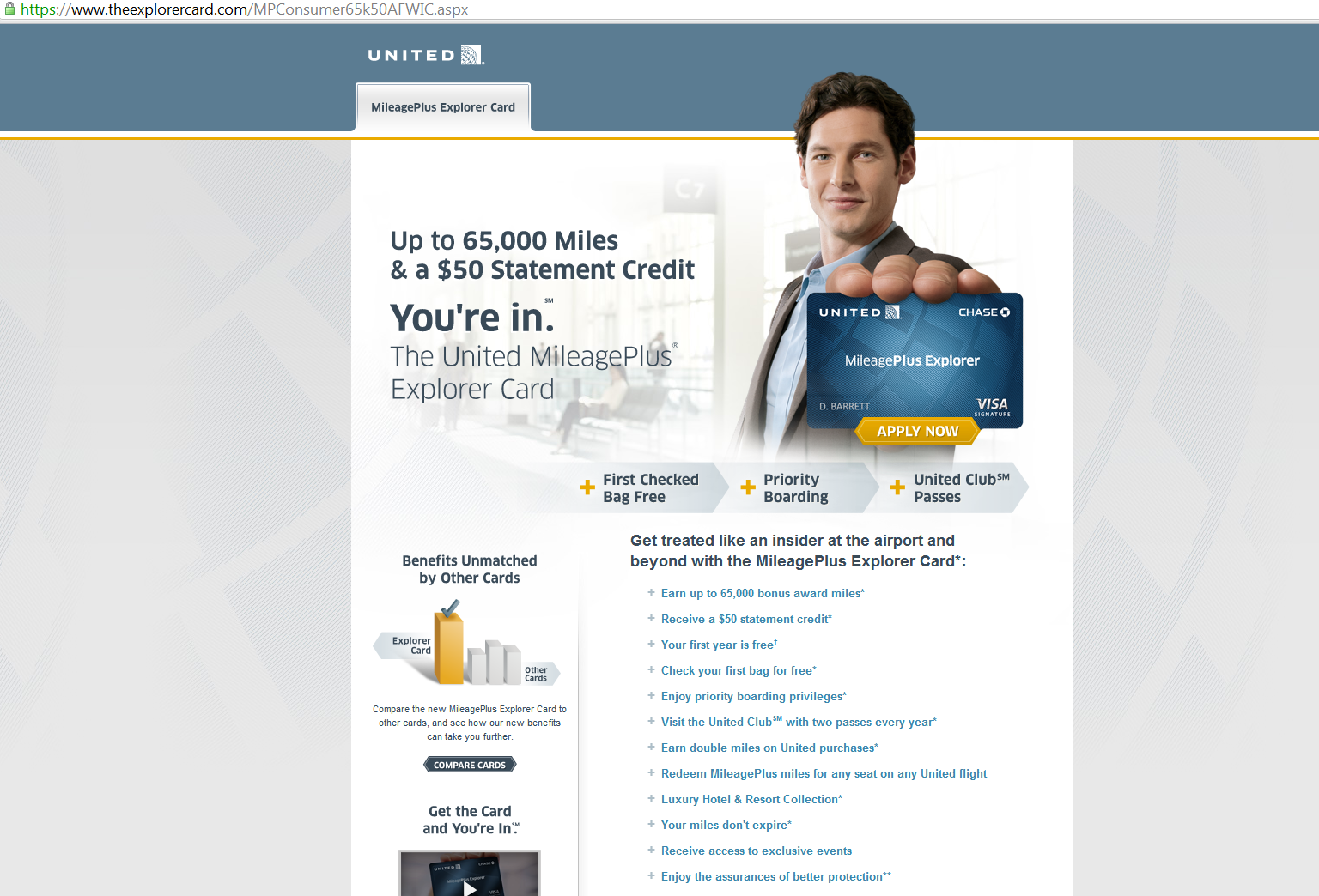 Chase Explorer Card Offer
