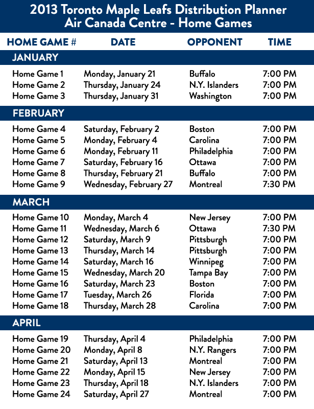 Chicago Blackhawks Schedule Pdf