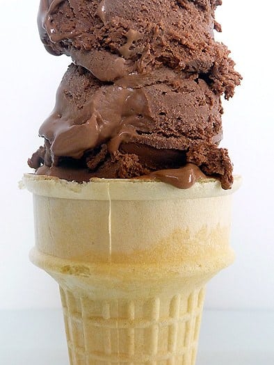 Chocolate Ice Cream Cone