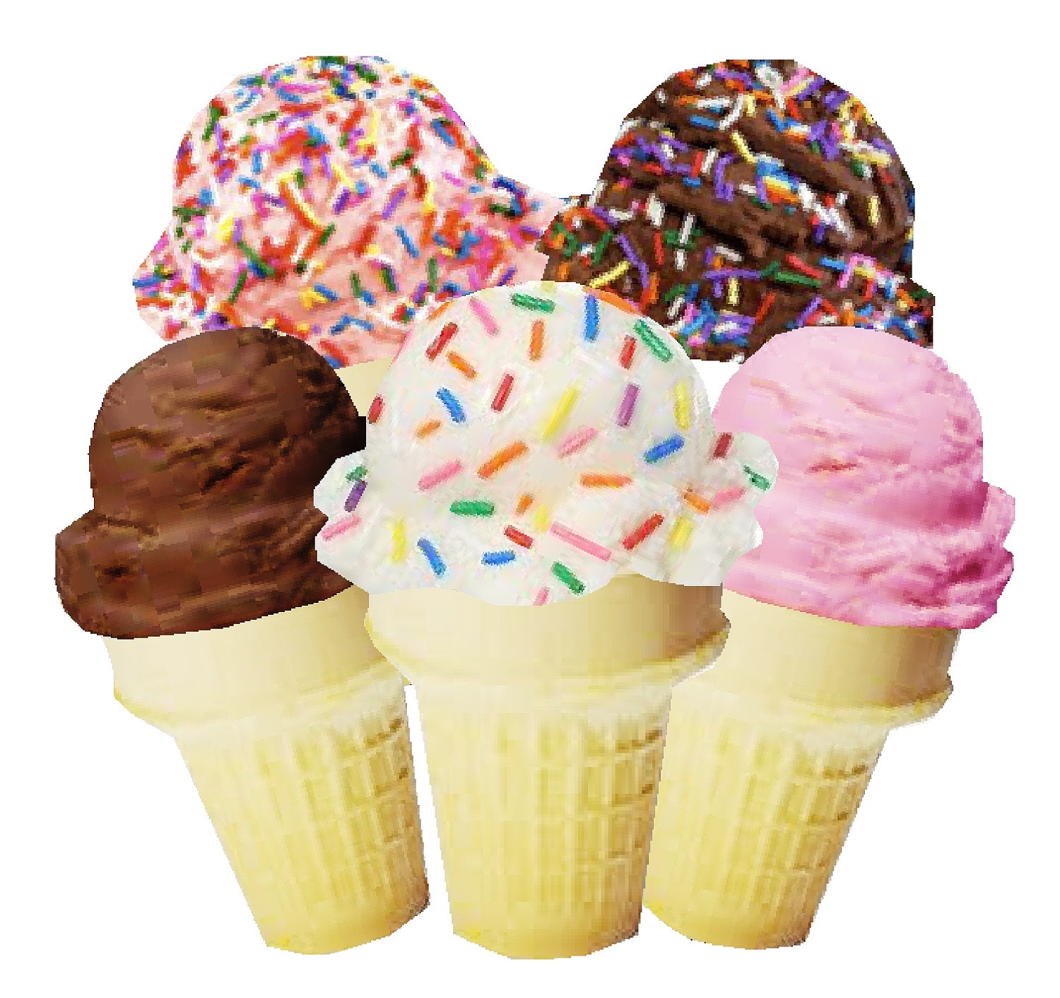 Chocolate Ice Cream With Sprinkles