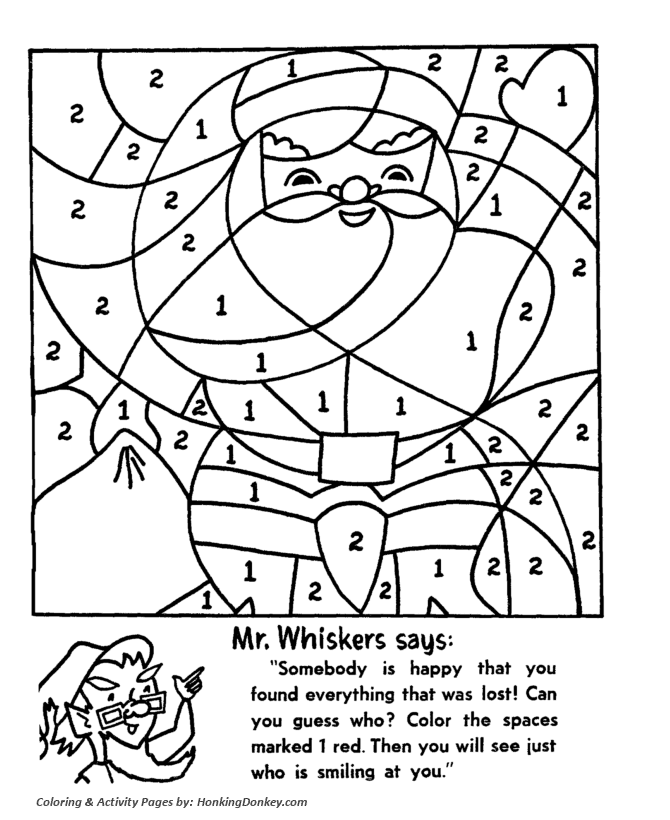 Christmas Pictures To Color For Children