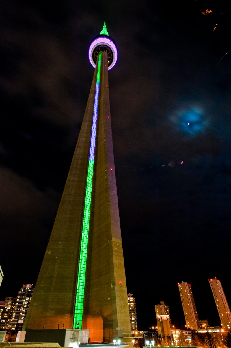 Cn Tower At Night