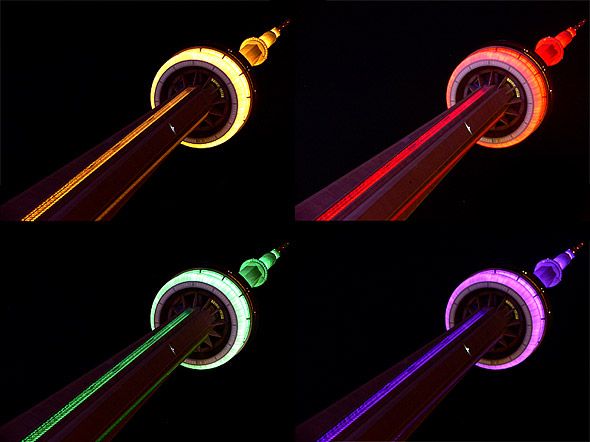 Cn Tower At Night