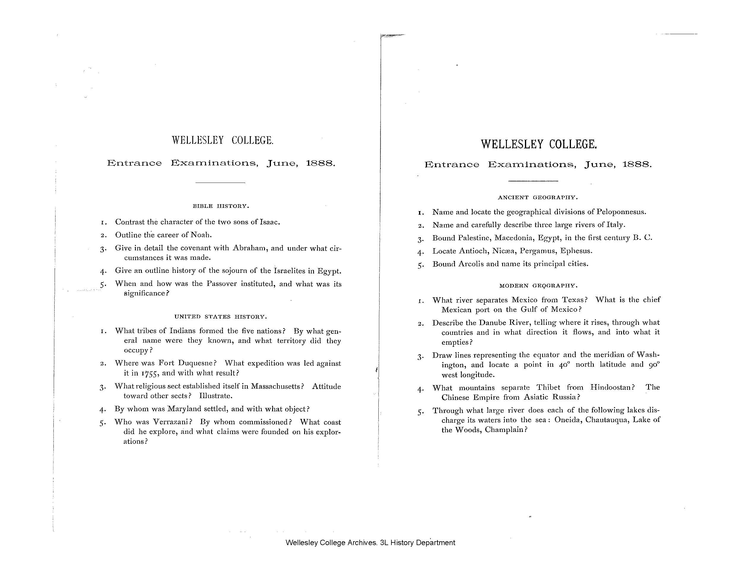 College Admissions Essay Format