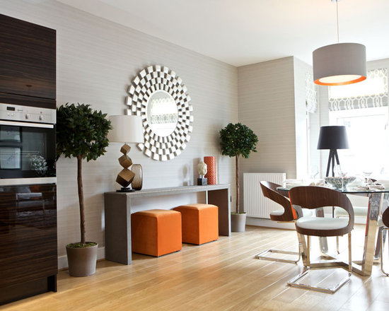 Console Table With Storage Baskets