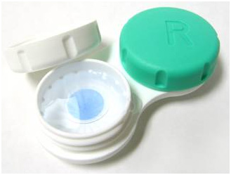 Contact Lenses Case Cleaning