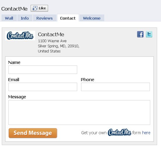 Contact Us Page Design