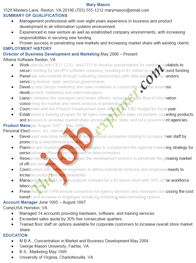 Cost Accountant Resume Example