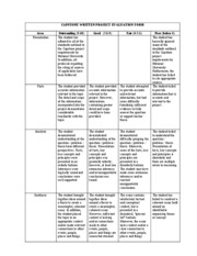 Course Evaluation Form Word