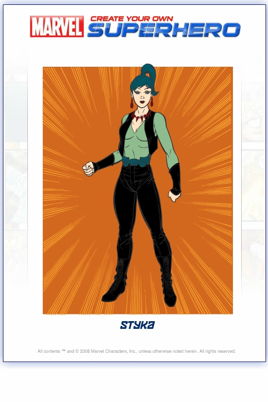 Create Your Own Superhero Name