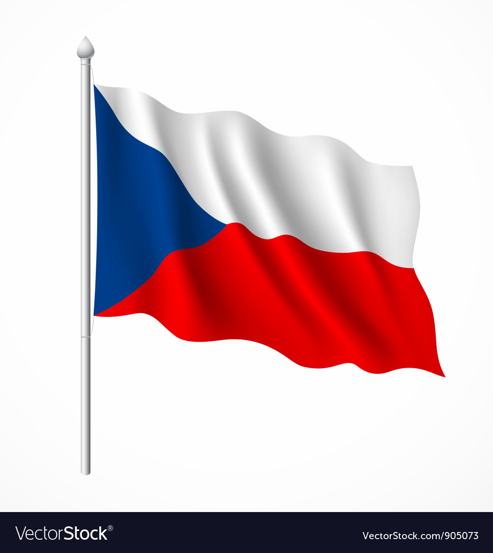 Czech Republic Flag Vector