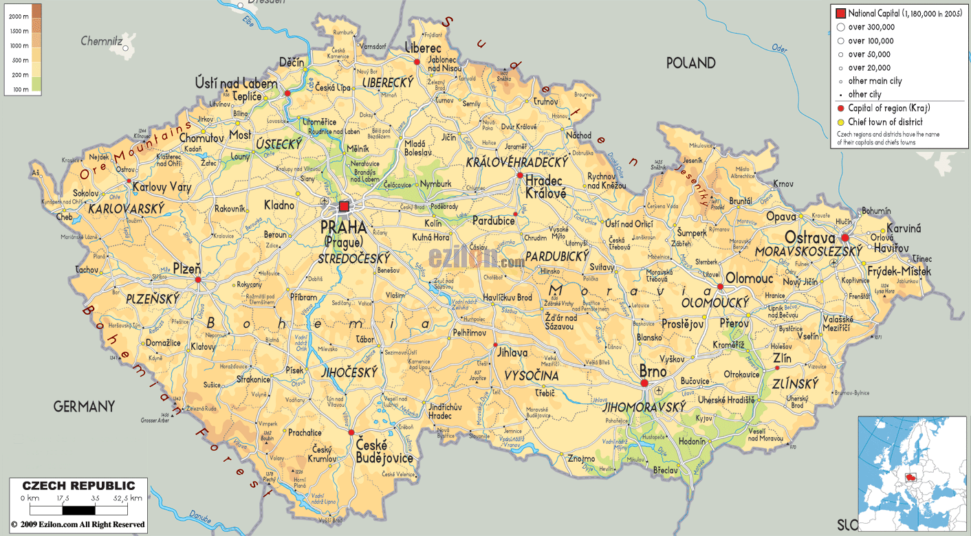Czech Republic Map
