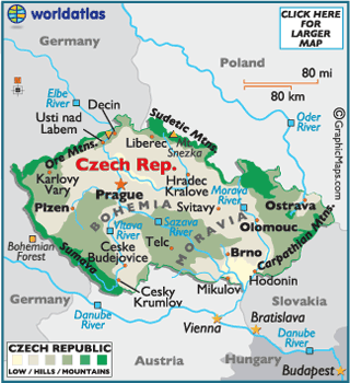 Czech Republic Map