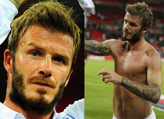 David Beckham Soccer Shirtless