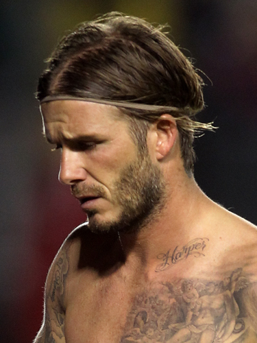 David Beckham Tattoos Harper