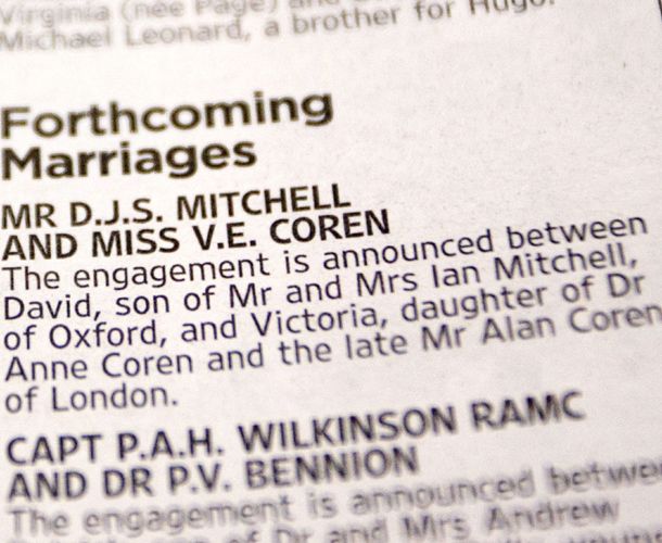 David Mitchell Victoria Coren Wedding Pictures
