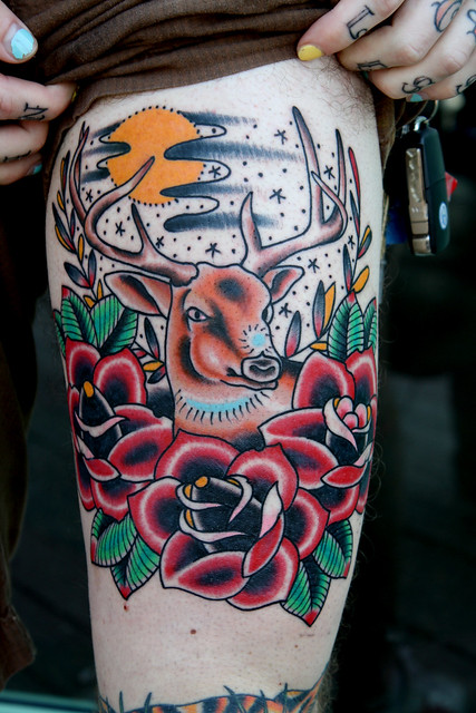 Deer Head Tattoo Pictures