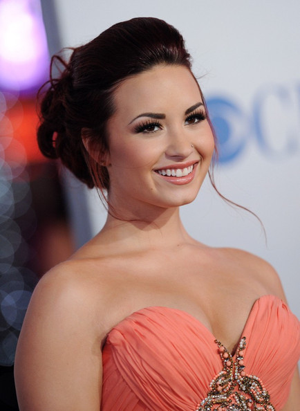 Demi Lovato Hairstyles Updo