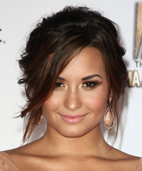 Demi Lovato Hairstyles Updo