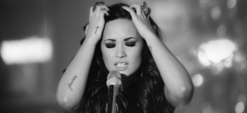 Demi Lovato Tattoo Cross