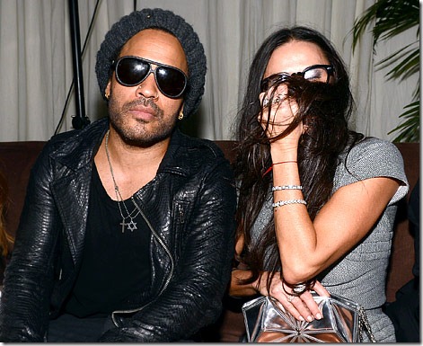 Demi Moore Lenny Kravitz