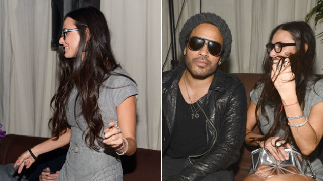 Demi Moore Lenny Kravitz