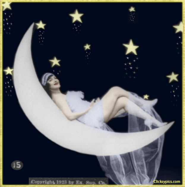 Deviantart Girl On The Moon