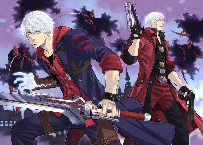 Devil May Cry 4 Wallpaper Dante Vs Nero