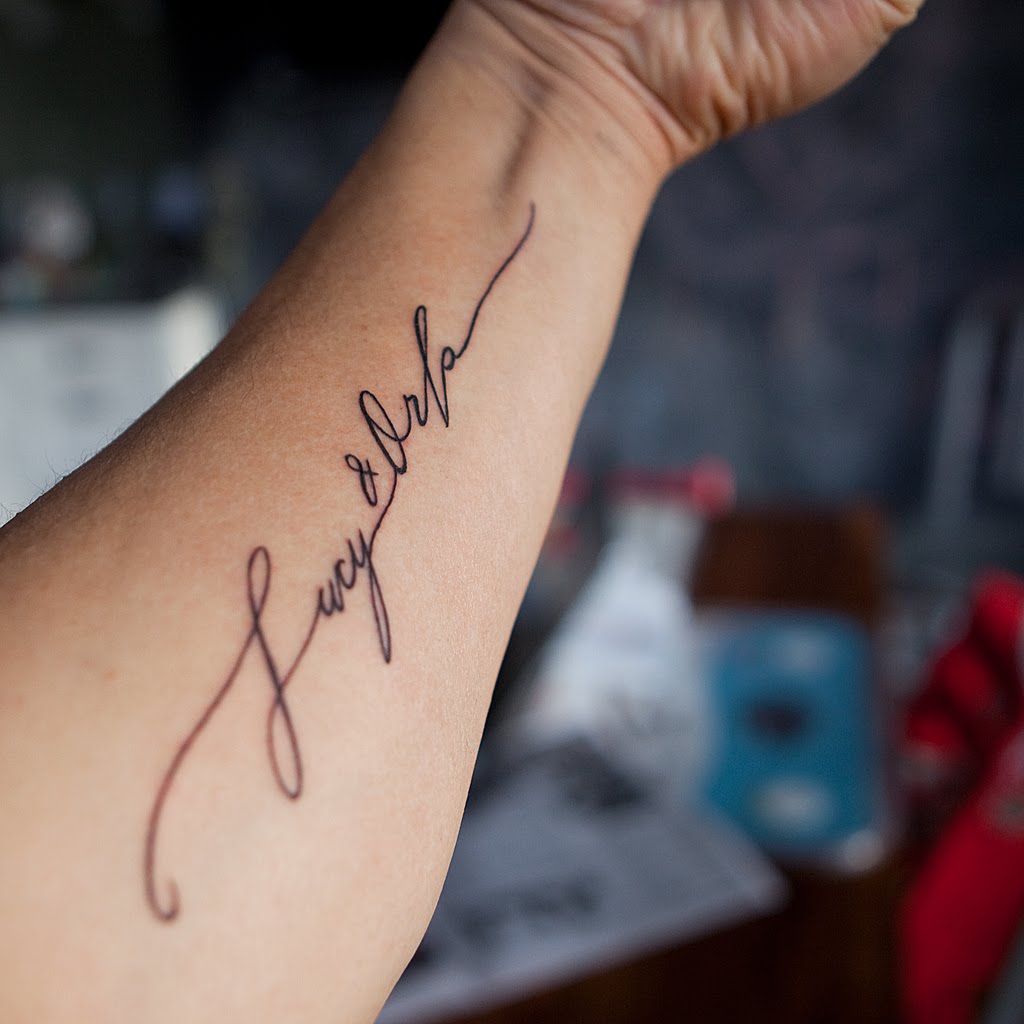 Different Types Of Writing Fonts For Tattoos