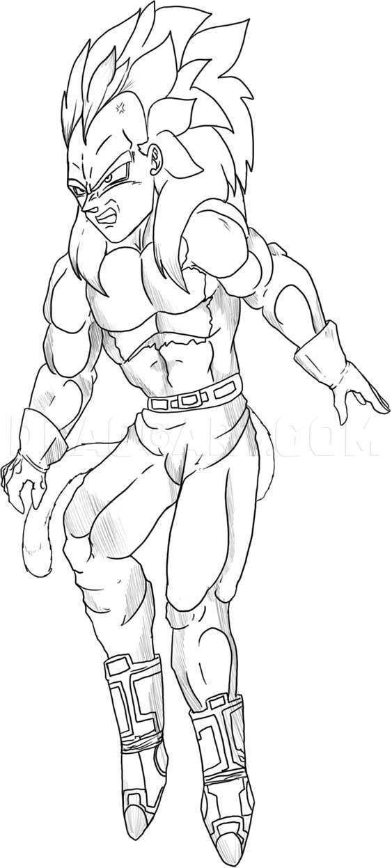 Dragon Ball Gt Goku And Vegeta Super Saiyan 4
