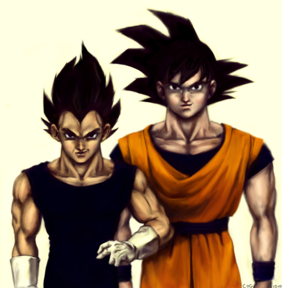 Dragon Ball Z Characters Goku And Vegeta