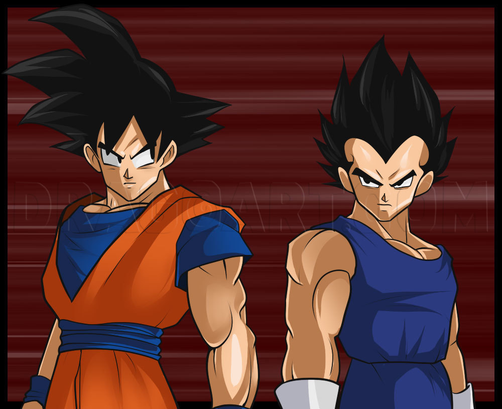 Dragon Ball Z Characters Goku And Vegeta