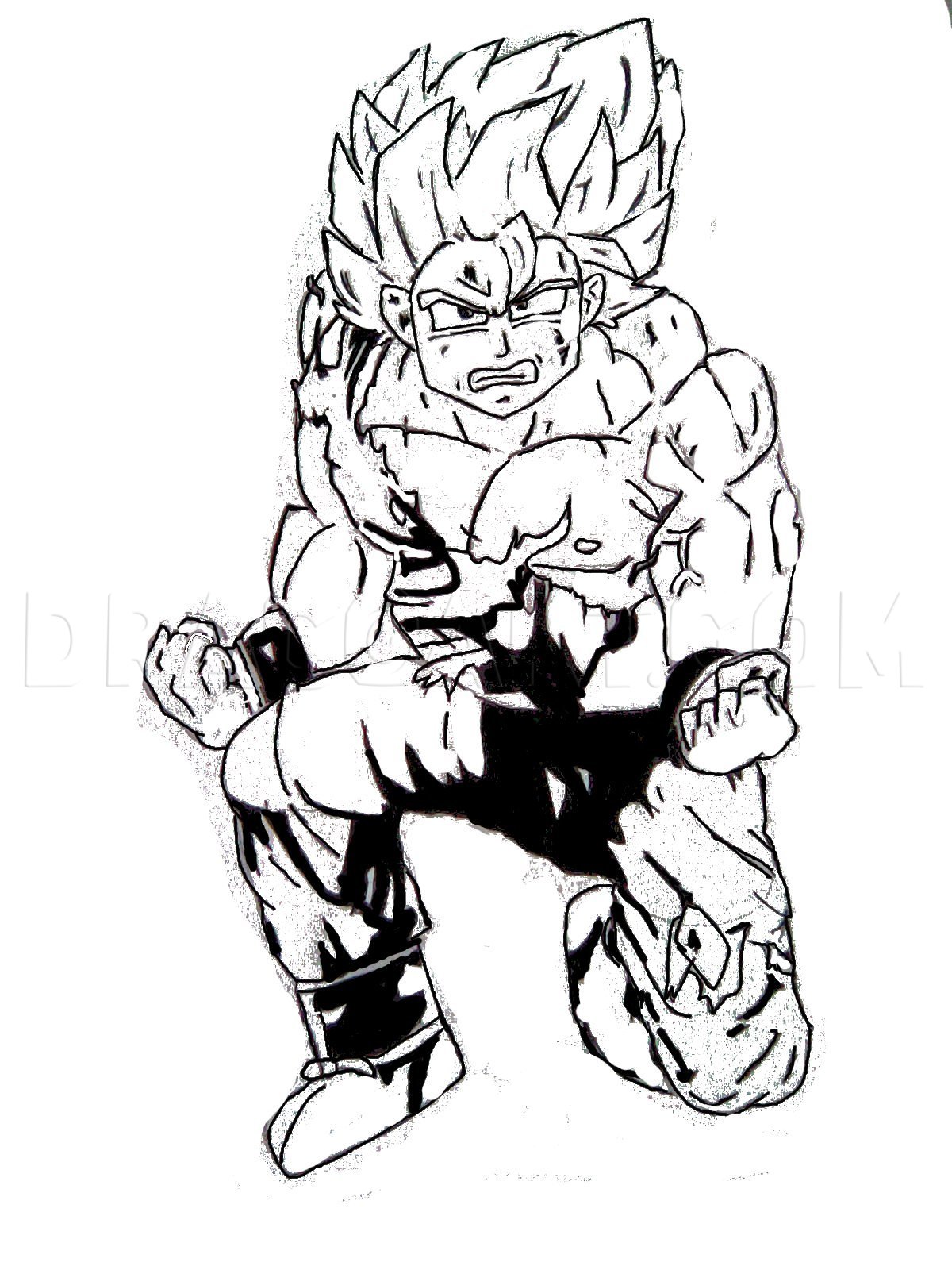 Dragon Ball Z Characters Goku Super Saiyan 5