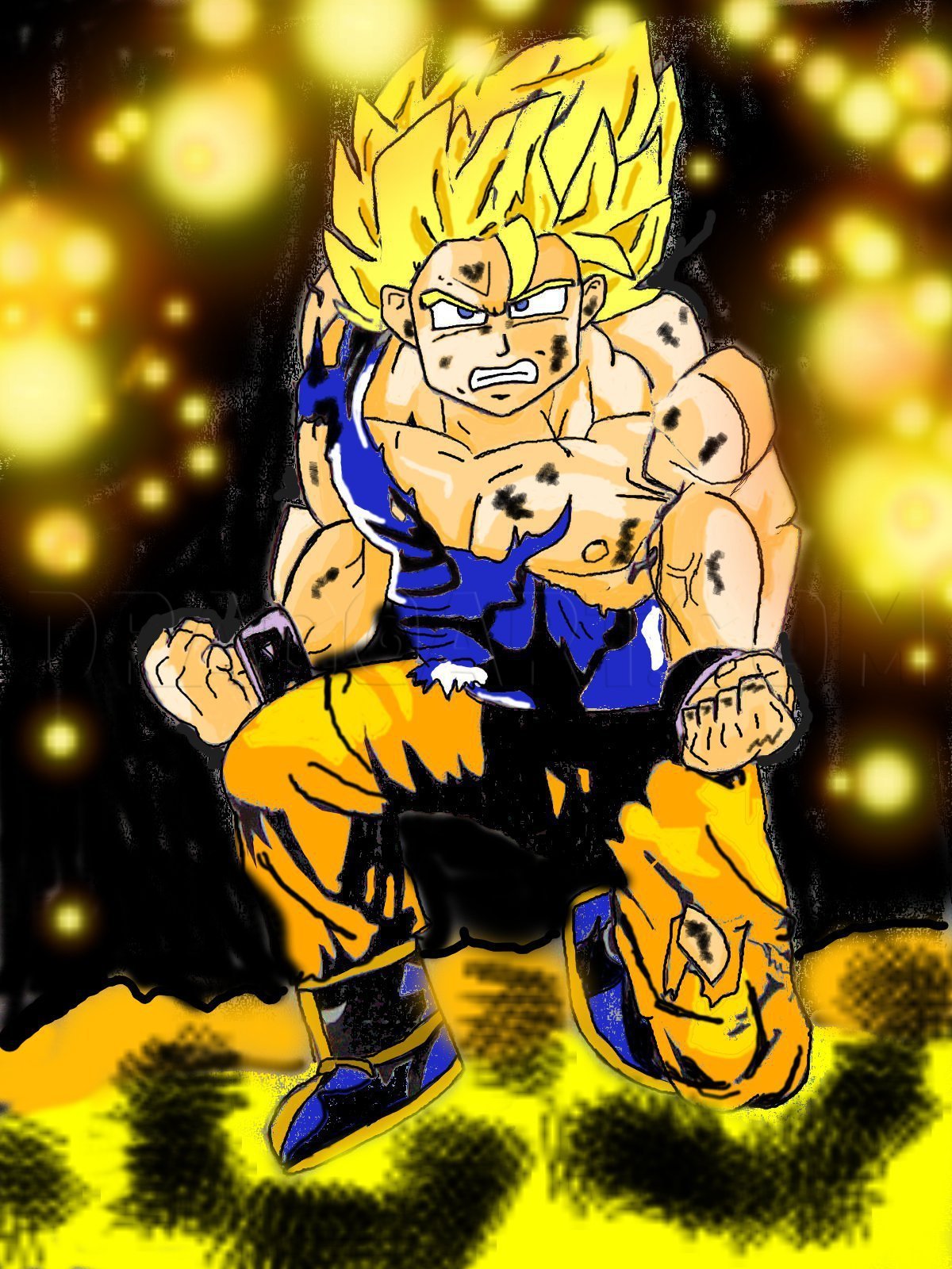 Dragon Ball Z Characters Goku Super Saiyan 5