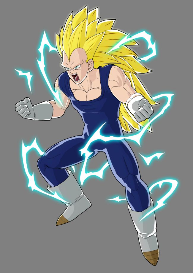 Dragon Ball Z Goku And Vegeta Fusion Super Saiyan 3