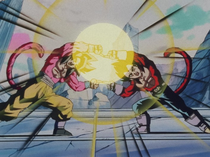 Dragon Ball Z Goku And Vegeta Fusion Super Saiyan 3