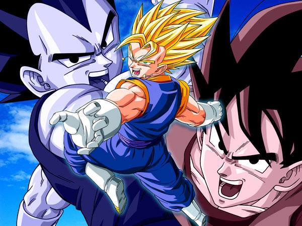 Dragon Ball Z Goku And Vegeta Fusion Super Saiyan 3