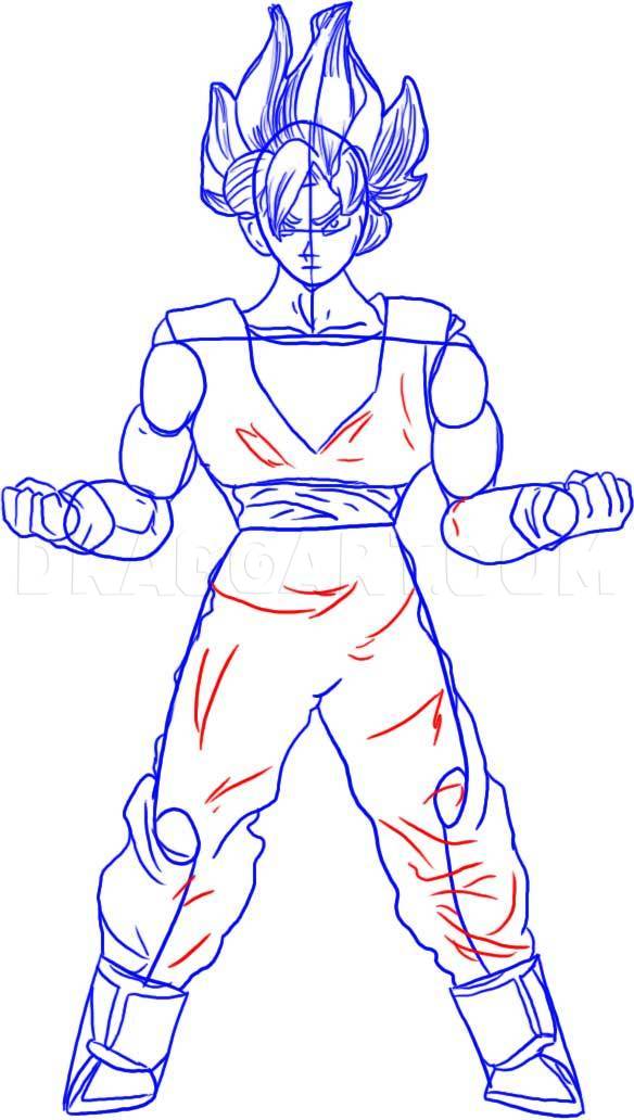 Dragon Ball Z Goku Drawings