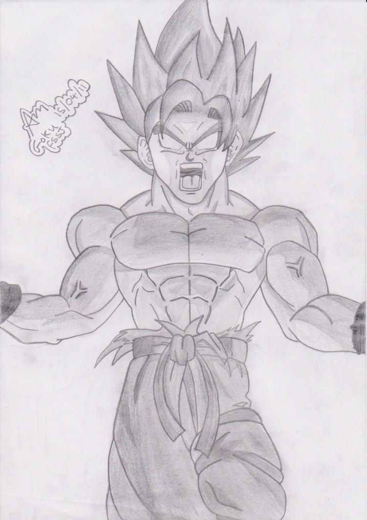 Dragon Ball Z Goku Super Saiyan 5 Drawings