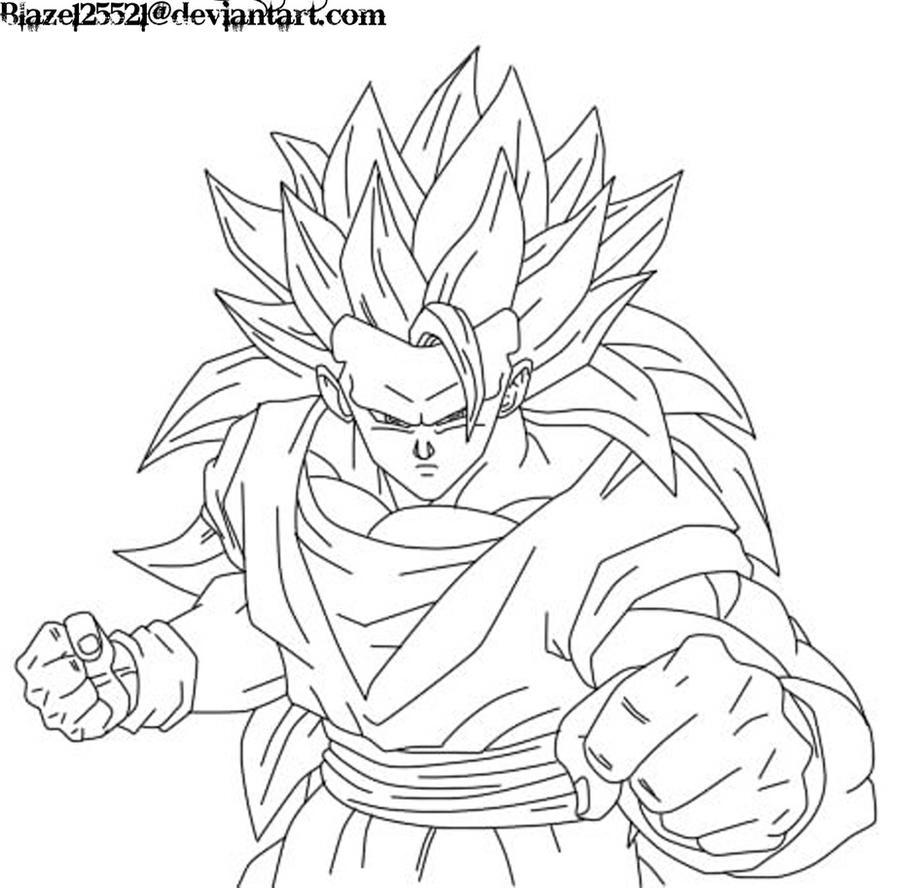 Dragon Ball Z Goku Super Saiyan Drawing