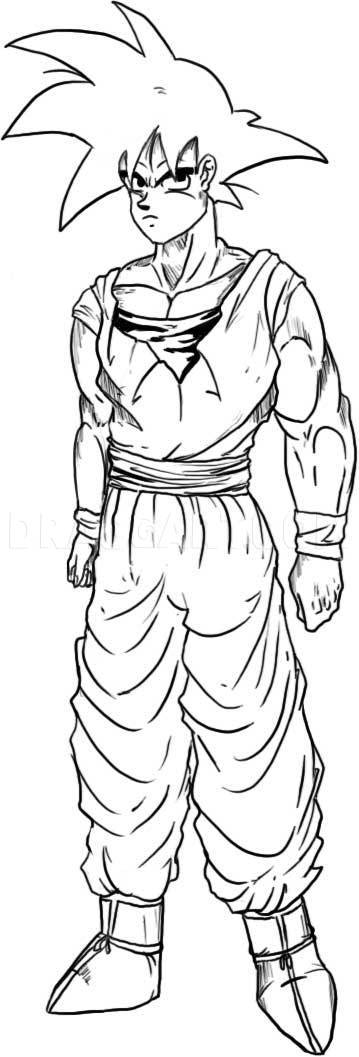 Dragon Ball Z Goku Super Saiyan Drawing