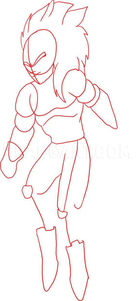 Dragon Ball Z Goku Super Saiyan Drawing