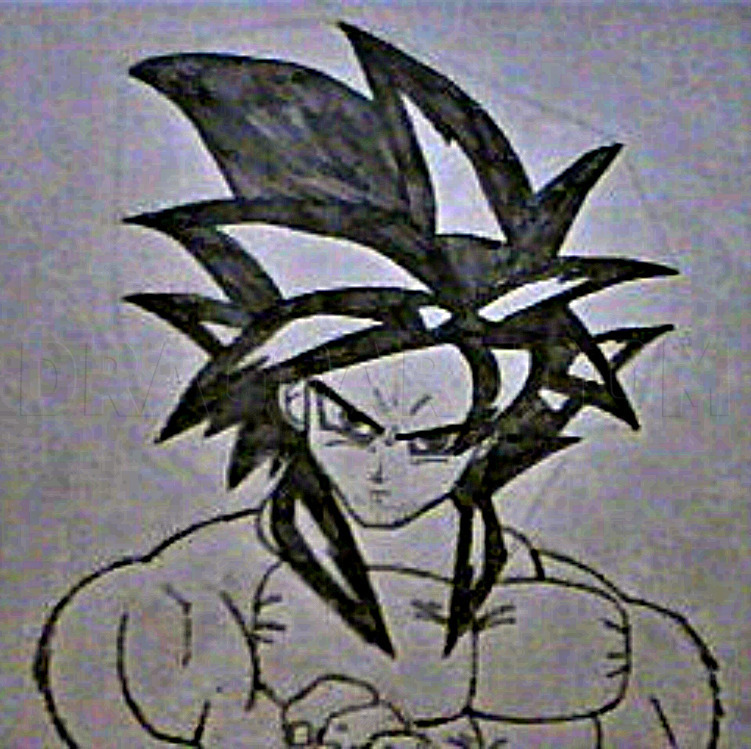 Dragon Ball Z Goku Super Saiyan Drawing