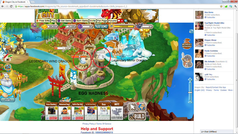Dragon City Breeding Eggs Legendary