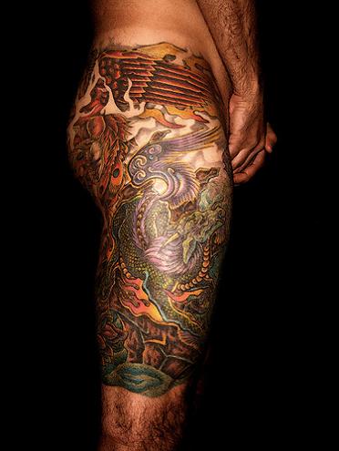 Dragon Tattoo Designs For Men Leg