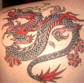 Dragon Tattoo Shoulder Girl