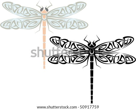 Dragonfly Drawing Tattoo