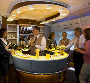 Dubai Airport Emirates Business Class Lounge