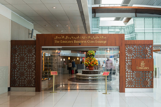 Dubai Airport Emirates Business Lounge