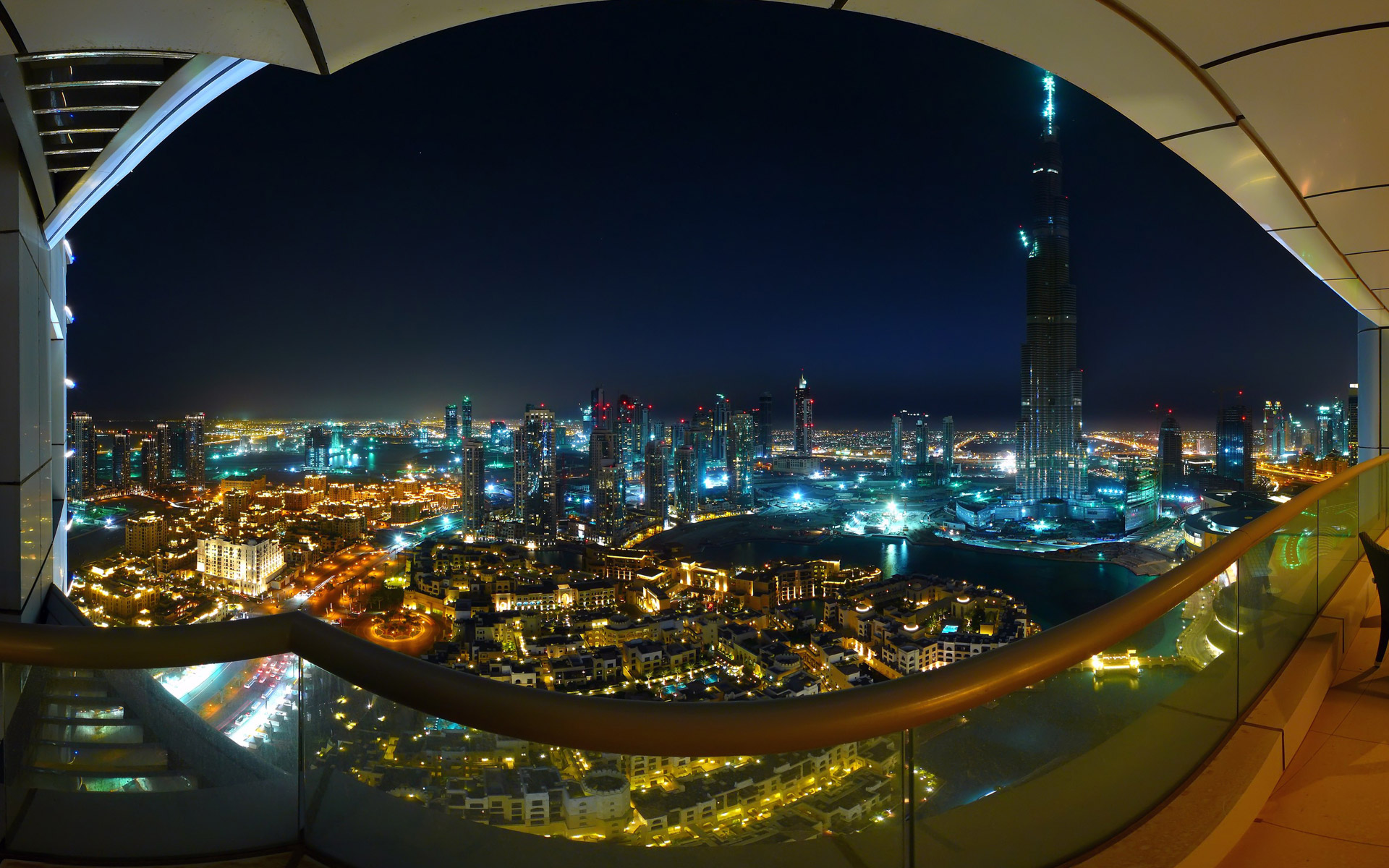 Dubai City At Night
